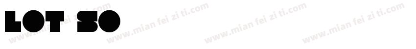 Lot so字体转换